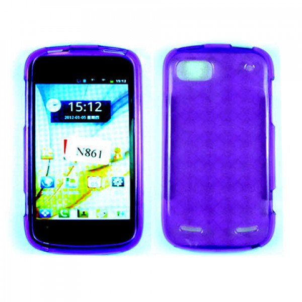 Wholesale TPU Gel Case for ZTE Warp Sequent / N861 (Purple)